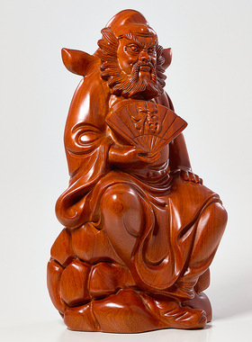 资深匠人钟馗花梨木中式