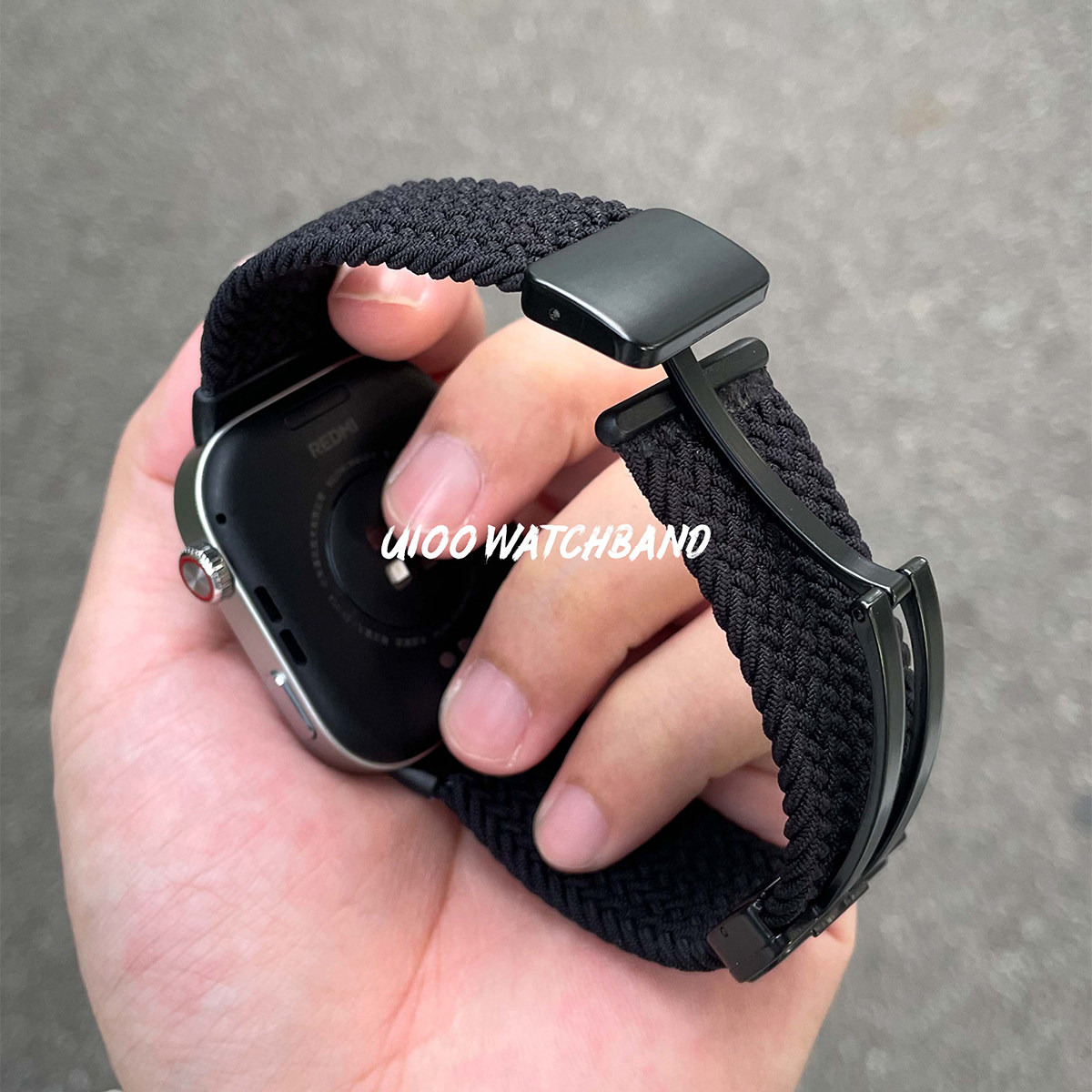UIOO适用红米watch6/5/4手表带编织磁吸扣表带小米手环9Pro表带,淘宝优惠券,粉丝福利购,淘宝优惠卷