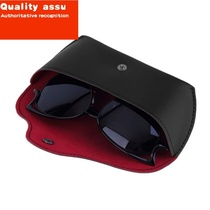 durable pu lether glases case sunglasses eyeglases storag