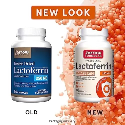 现货美国Jarrow乳铁蛋白猫狗宠物疱疹鼻支增强免疫力正装分装 - 图0