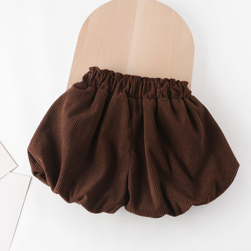 女童花苞短裤秋冬新款洋气外穿灯笼裤休闲裤子儿童宝宝灯芯绒裙裤,淘宝优惠券,粉丝福利购,淘宝优惠卷