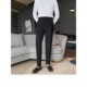 Men's nine-point suit trousers spring and summer thin straight-leg loose anti-wrinkle business drape slim fit trousers for men with small feet
