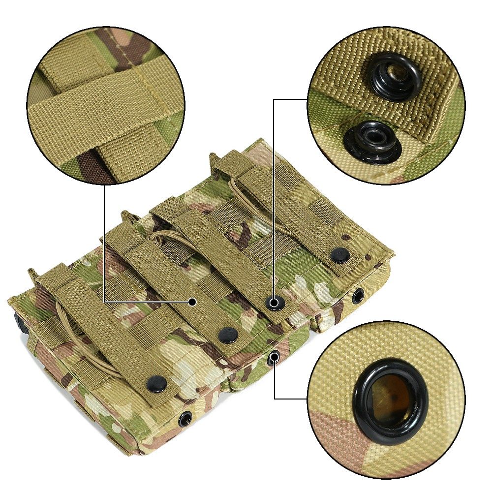 军迷Molle弹夹包M4三联弹袋夹甲cs战术背心附件包5.56单联二联包,淘宝优惠券,粉丝福利购,淘宝优惠卷