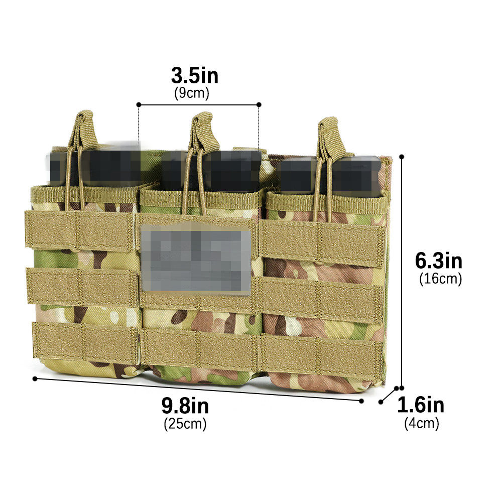 军迷Molle弹夹包M4三联弹袋夹甲cs战术背心附件包5.56单联二联包,淘宝优惠券,粉丝福利购,淘宝优惠卷