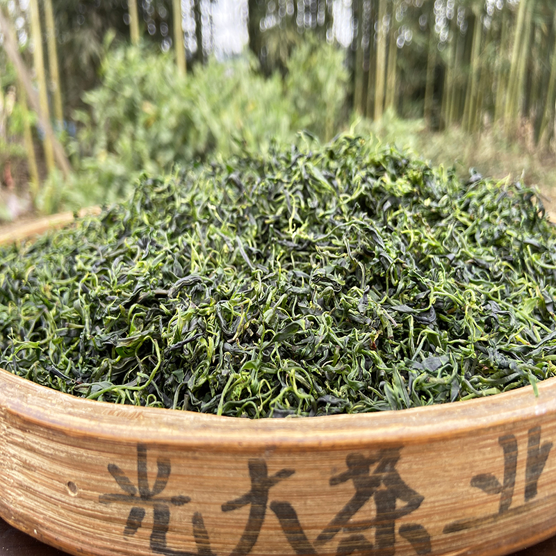 峨眉山小叶苦丁青山绿水茶叶绿茶2024新茶野生非特级花草茶包邮 - 图0