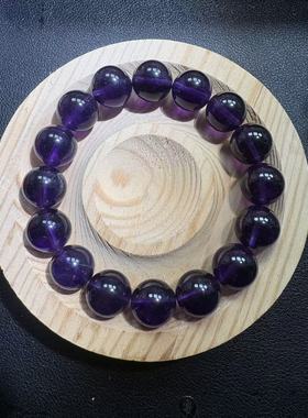 天然海蓝宝浅蓝色高玉化高净度手串12.2mm