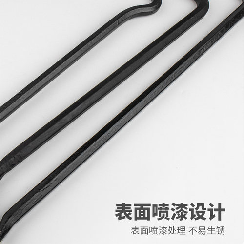开拓撬棍特种钢扁头多功能木工六棱羊角起钉器车用防身高硬度撬杠 - 图2