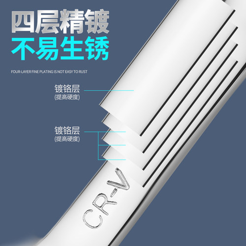 迷你短柄小号棘轮快速扳手快板刺轮快扳19mm13号12省力10快轮套装 - 图2