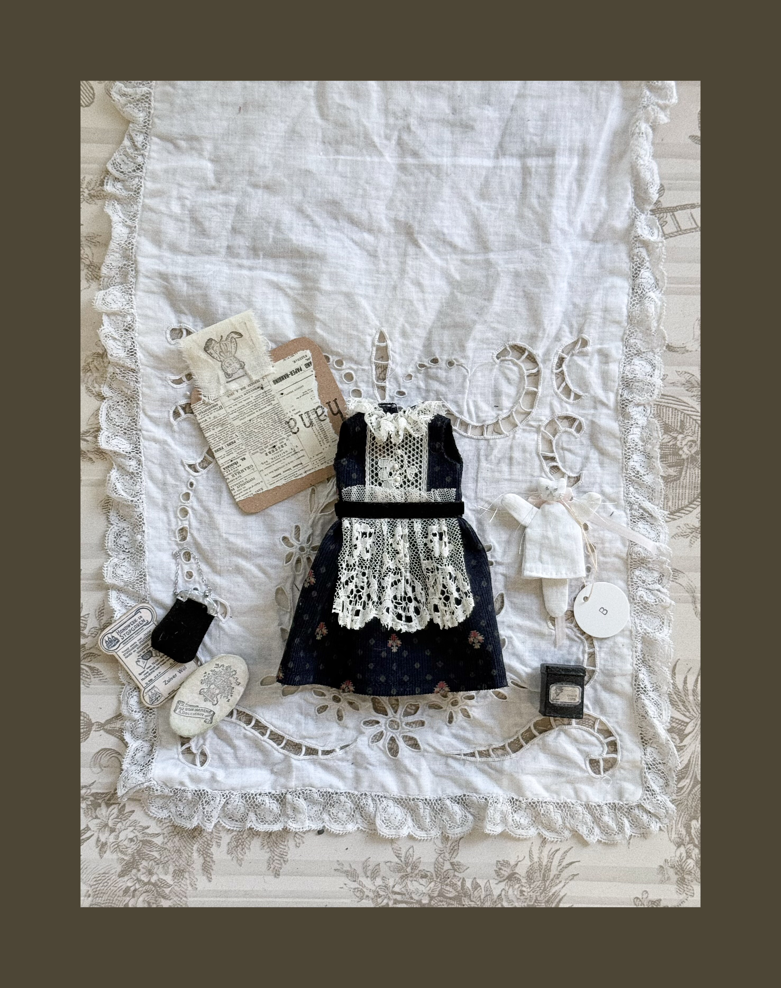 Bene doll 1/6娃娃衣服bjd ob22 ob24古董蕾丝娃衣碎花连衣裙,淘宝优惠券,粉丝福利购,淘宝优惠卷