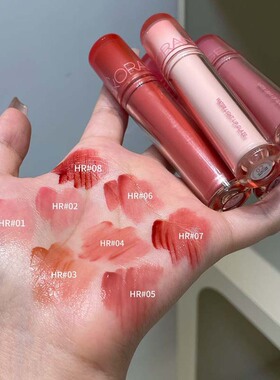 HERORANGE透颜润透嫩水光唇釉持妆显色清透镜面不易沾杯跨境彩妆
