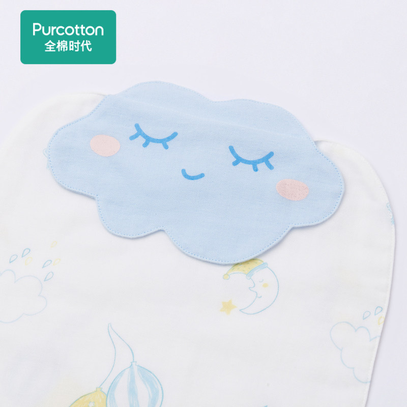 全棉时代新款新生婴儿纱布汗巾儿童垫背巾吸汗巾透气,淘宝优惠券,粉丝福利购,淘宝优惠卷