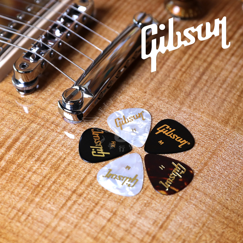 飞琴行 Gibson吉普森 Guitar Pick 电木乐器拨片扫弦民谣吉他拨片 - 图1