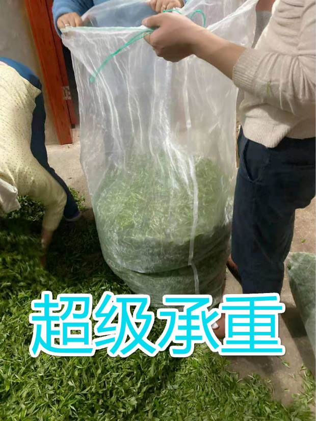 装茶叶网袋采茶机防露水茶青网袋大号青叶牙尖尼龙透气厚纱网兜袋 - 图1