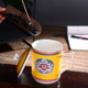 ຈອກຊາ Jingdezhen enamel ribbon lid ກະດູກຈີນຄົວເຮືອນ