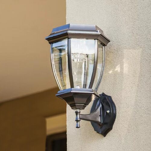 太阳能墙壁灯 户外庭院灯具LED阳台大门超亮花园外墙别墅防水路灯 - 图2