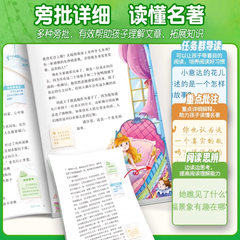 三阶梯阅读快乐读书吧一二三四五六年级上册读读童谣小鲤鱼跳龙门稻草人格林安徒生童话小学生课外阅读书中国古代神话故事名校课堂 - 图2