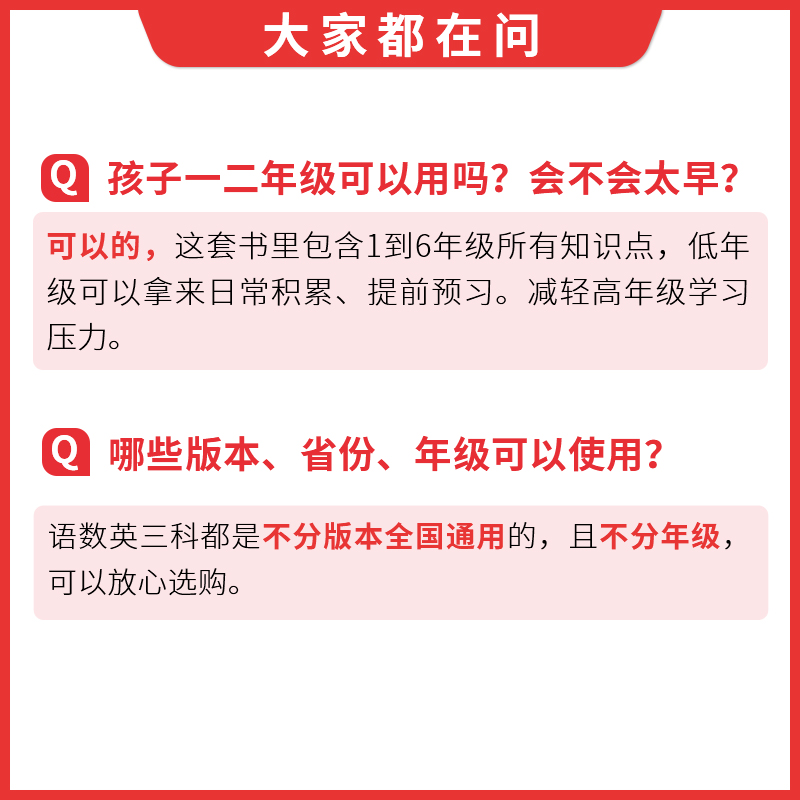 2024版一本小学知识大盘点语文数学英语基础知识手册大全四五六年级考试总复习资料必刷题人教版小升初必背考点工具书知识清单汇总