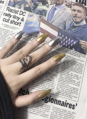 bugiel原创小众章鱼触手吸盘戒指开库拉肯钛钢不掉色哥特克鲁苏潮