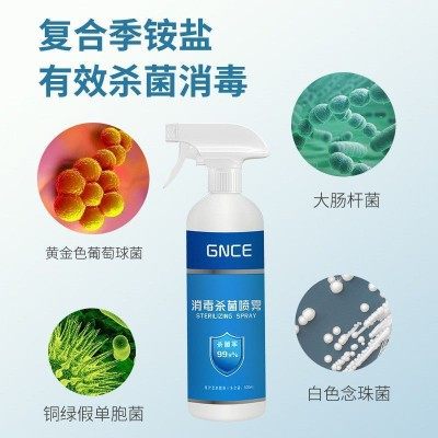 佳尼斯家用酒店季铵盐免水洗消毒液喷雾喷雾洗手液消毒水家庭学生 - 图2