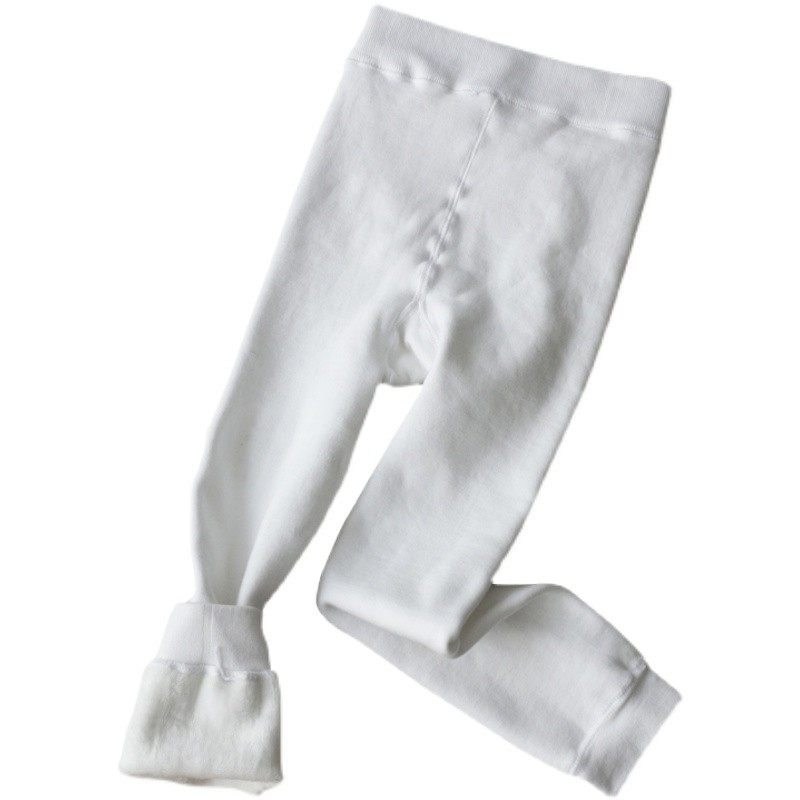 女童九分打底裤加绒秋冬儿童舞蹈绒白色外穿加厚纯白裤袜不连脚,淘宝优惠券,粉丝福利购,淘宝优惠卷