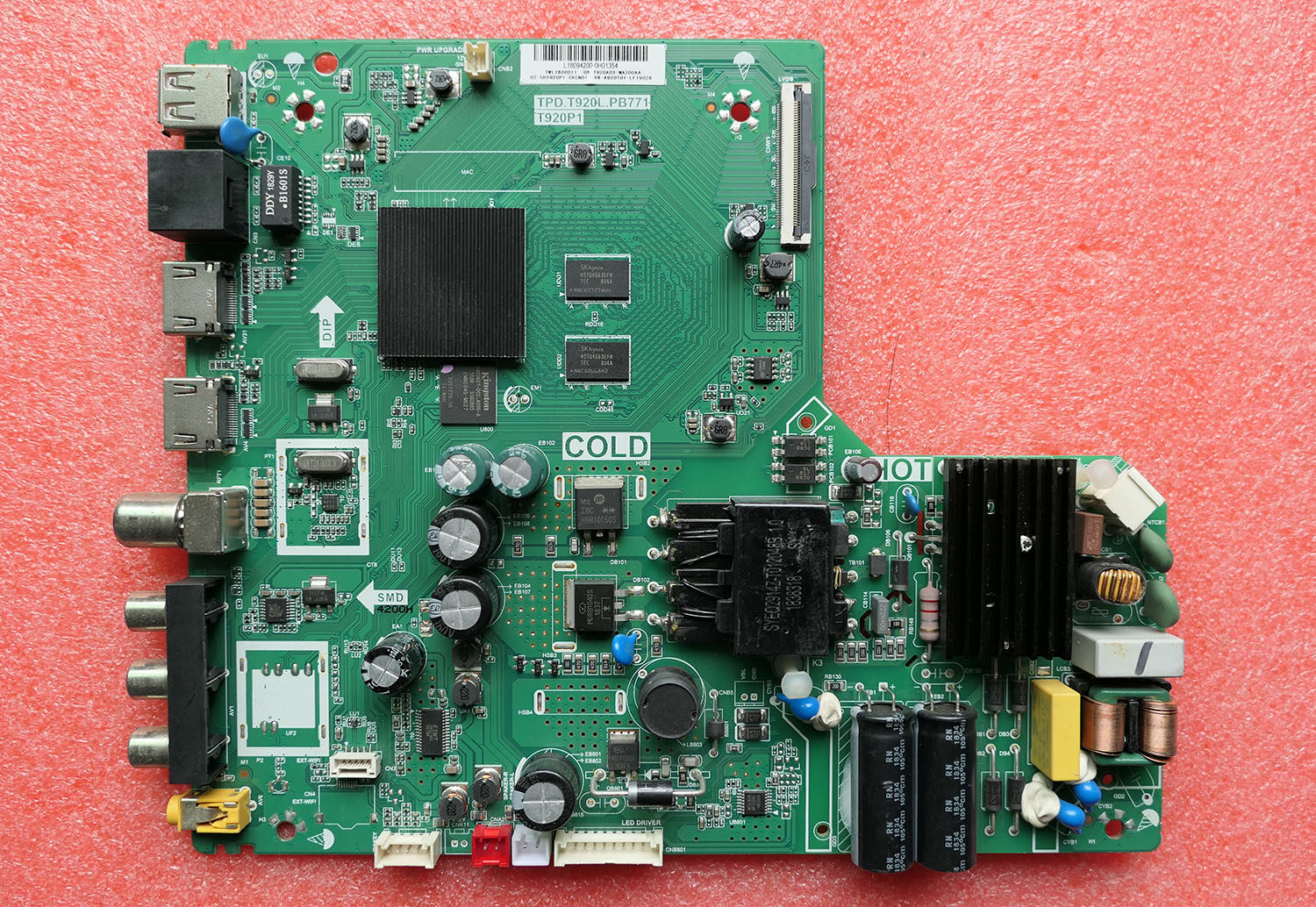 TCL 40L2F/V6F 43L2F 49/43F6F东芝40L2600C主板TPD.T920L.PB771 - 图0