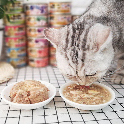 麦芽熊 进口激密纤维猫罐头猫零食浓汤/啫喱罐补水拌猫粮24罐 - 图2