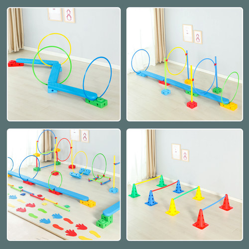 感统万象组合幼儿园早教全套教具儿童前庭平衡体能运动训练器材 - 图3