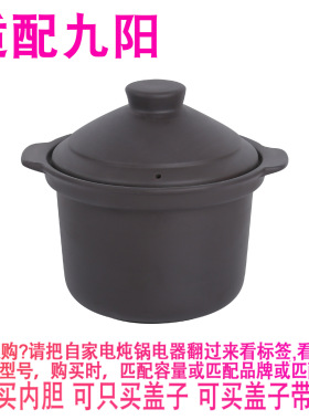 适配九阳DG35Z-GD532电炖锅3.5升陶瓷内锅煲汤紫砂锅内胆盖子配件