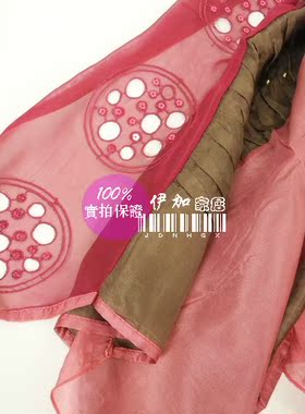 刺绣拼接女丝巾清仓特价