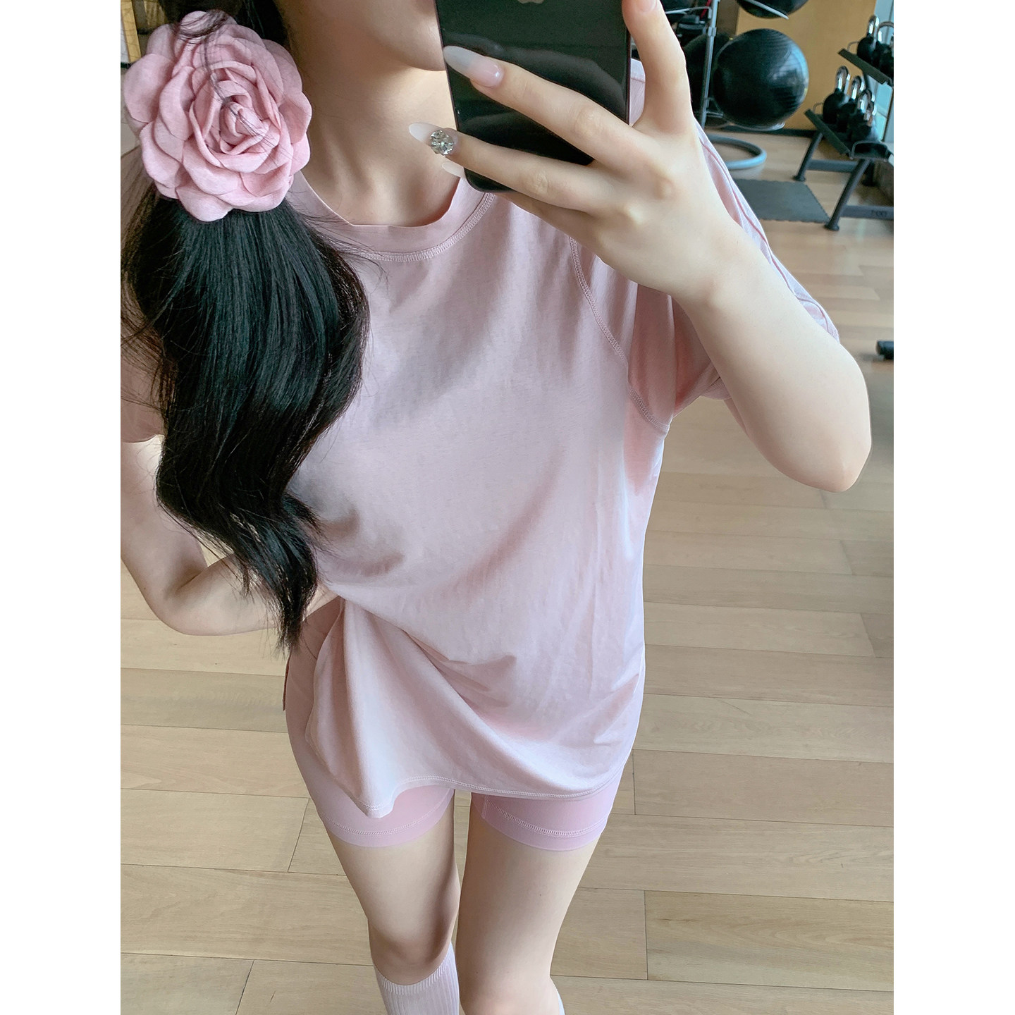 Byurun 新款宽松短袖T恤女修身速干衣健身跑步罩衫轻薄透气瑜伽服,淘宝优惠券,粉丝福利购,淘宝优惠卷