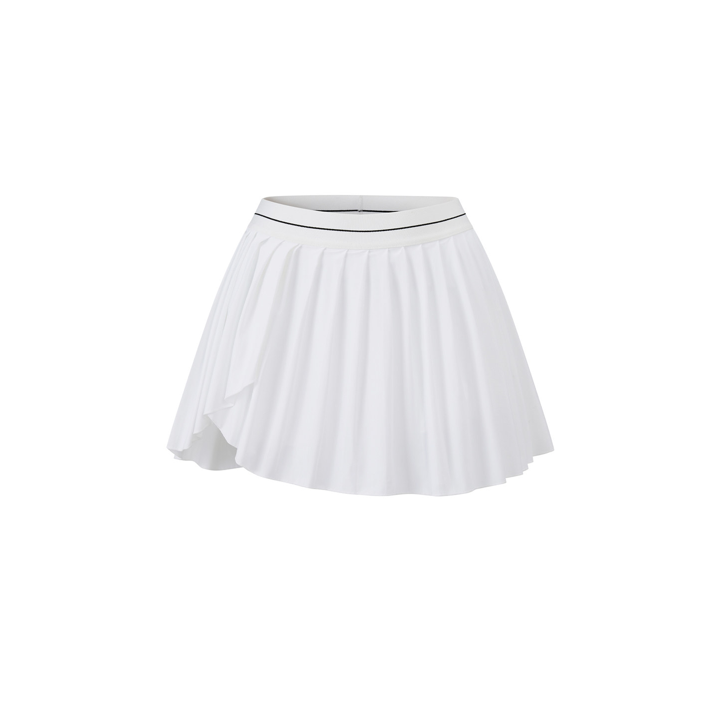 Byurun新款不对称裙摆运动半身短裙薄款高腰羽毛球训练速干百褶裙,淘宝优惠券,粉丝福利购,淘宝优惠卷