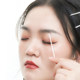 Pointed cotton swabs for tattoo makeup, eyebrow modification and eyeliner, ultra-fine small-headed toothpicks, disposable for beauty salons
