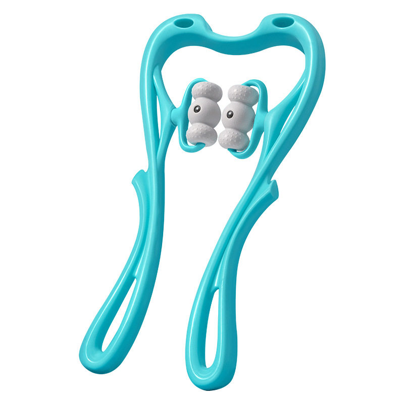脖子颈椎按摩器手动颈部腰部背部按摩神器揉捏家用按肩颈夹疏通仪-图3