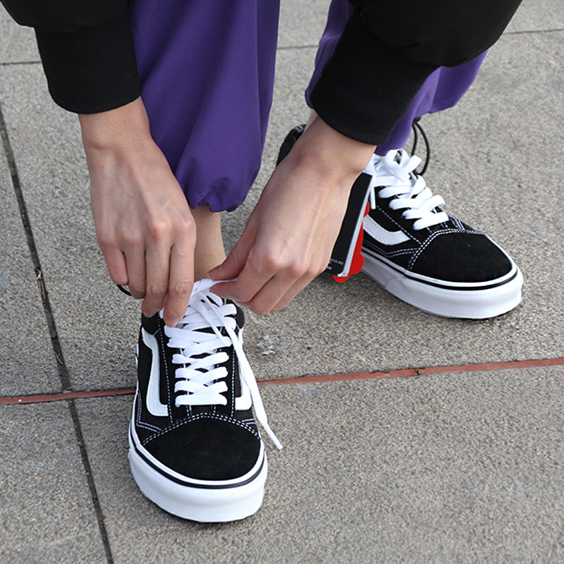 范斯VANS Old Skool 黑白经典低帮情侣休闲帆布滑板鞋VN000D3HY28