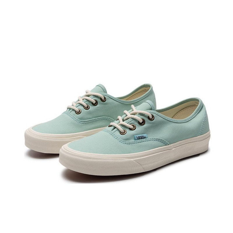 VANS 范斯 Authentic 湖蓝色低帮女款帆布休闲板鞋 VN0A5KRDAVI