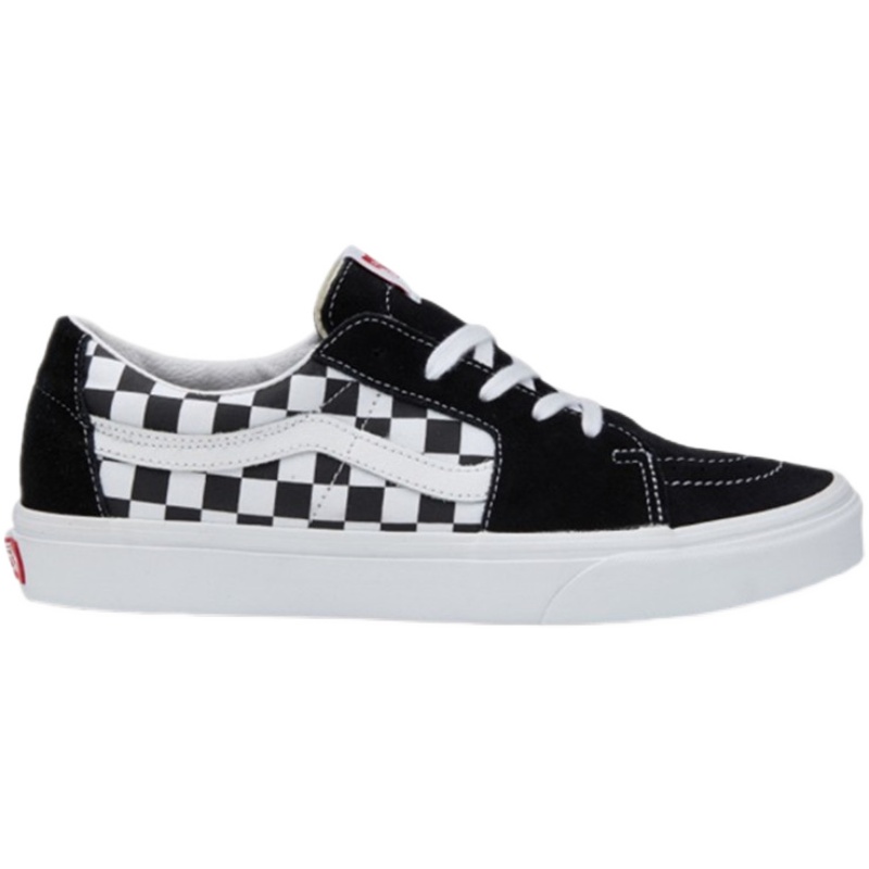 VANS 范斯 SK8-LOW 棋盘格低帮男女帆布运动休闲板鞋 VN0A4UUK4W7 - 图3