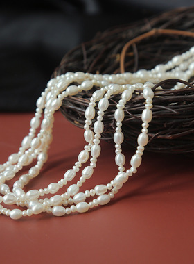 纯手工定制天然淡水多层小珍珠