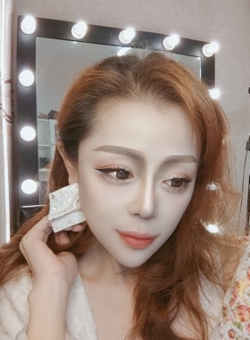 简约耳饰金箔梯形女925银针