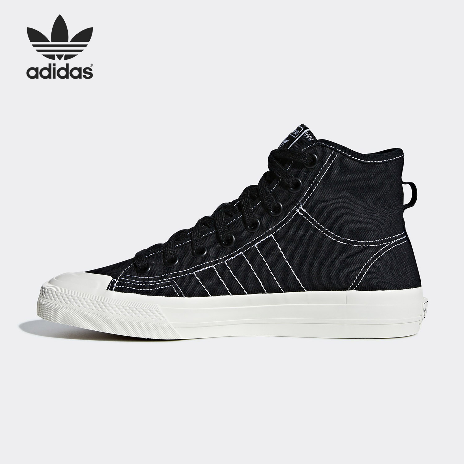 Adidas/阿迪达斯正品NIZZA HI RF男子休闲经典舒适运动鞋 F34057 - 图1