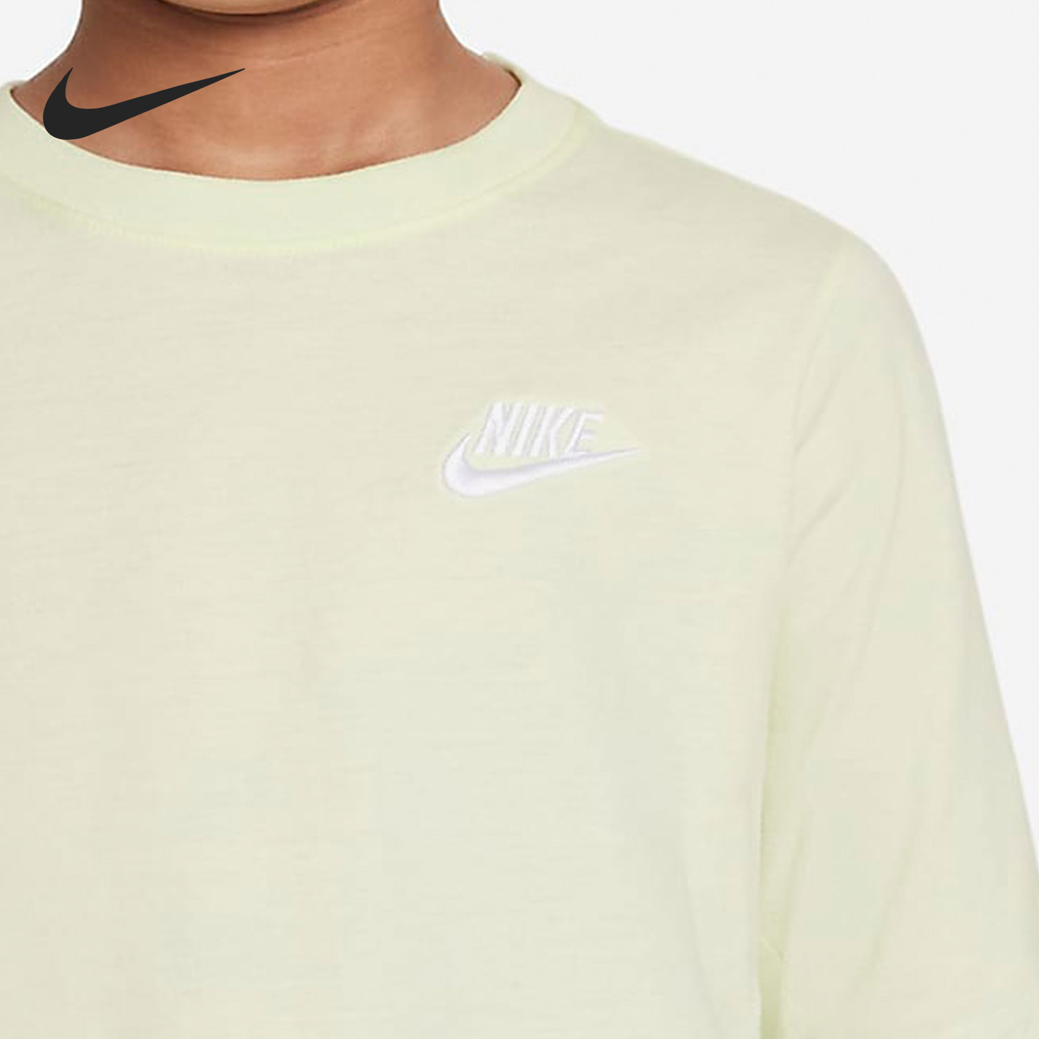 Nike/耐克SPORTSWEAR大童（男孩）长袖T恤纯棉针织小勾CZ1855-303-图2