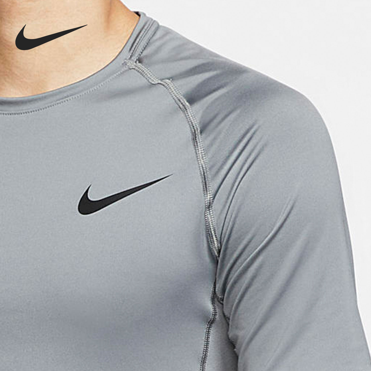 Nike/耐克正品休闲男子时尚潮流运动训练短袖T恤 BV5632-084 - 图0