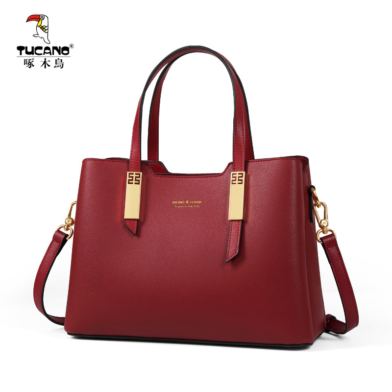 啄木鸟红色新娘2021新款结婚包包 彦阁服饰女士包袋