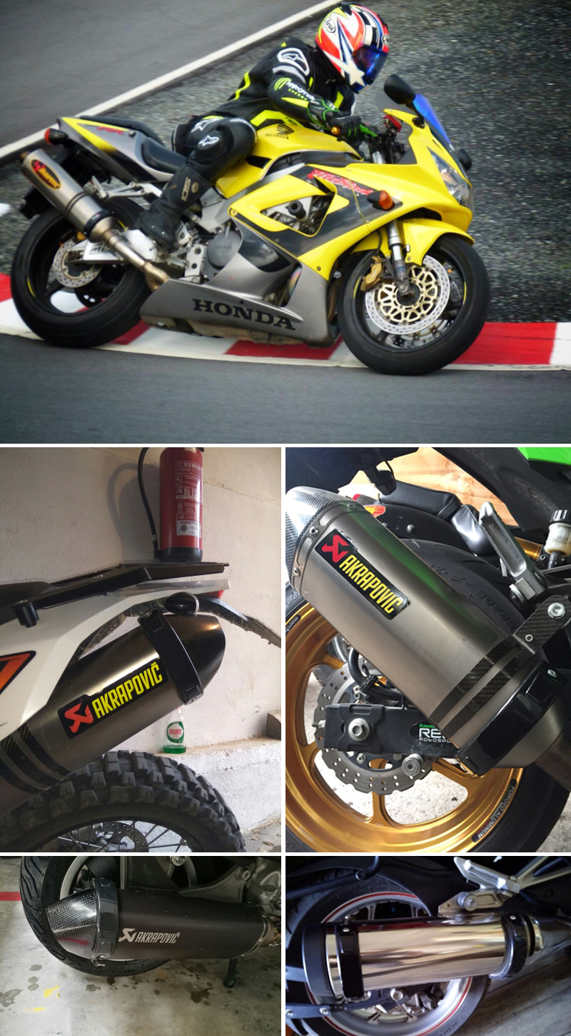 摩托车配件5色 排气圈 通用YAMAHA XJR1200 XJR1300 YZF-600 R6 - 图2