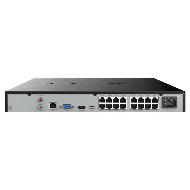 TP-LINK TL-NVR6216-L16P 16路双盘位POE网络硬盘录像机远程监控 - 图0