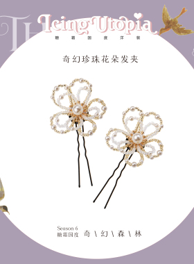 珍珠项链手串珠花发卡胸花