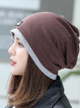 帽子女秋冬多用围脖保暖包头帽