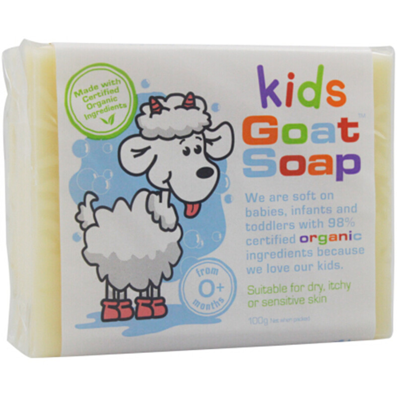 澳洲Goat Soap kids手工山羊奶皂儿童皂 小绵羊装 沐浴洗脸 温和