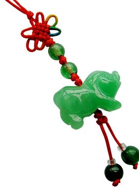 十二生肖吊坠三合六合龙马翡翠玉