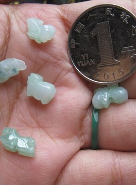 diy生肖鸡吊坠配件三合局