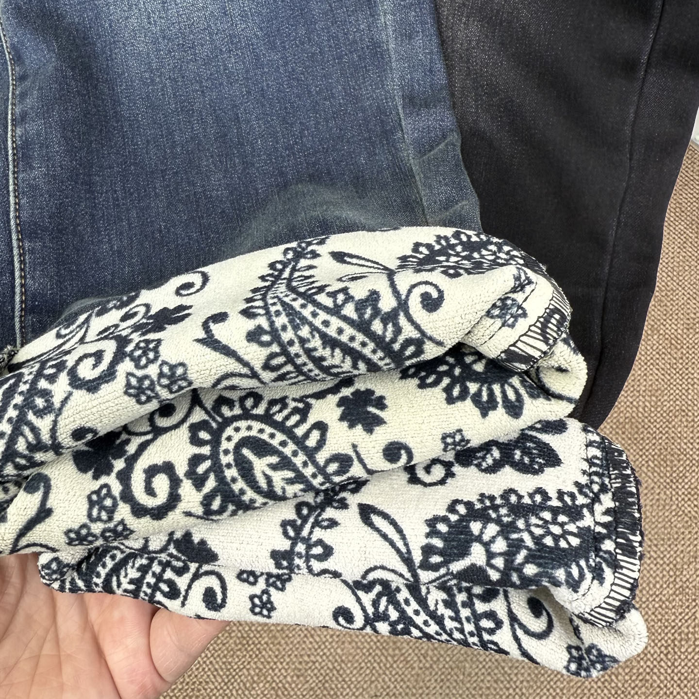 冬季大码胖mm修身显瘦松紧腰加厚加绒保暖小脚牛仔裤铅笔裤女裤子,淘宝优惠券,粉丝福利购,淘宝优惠卷